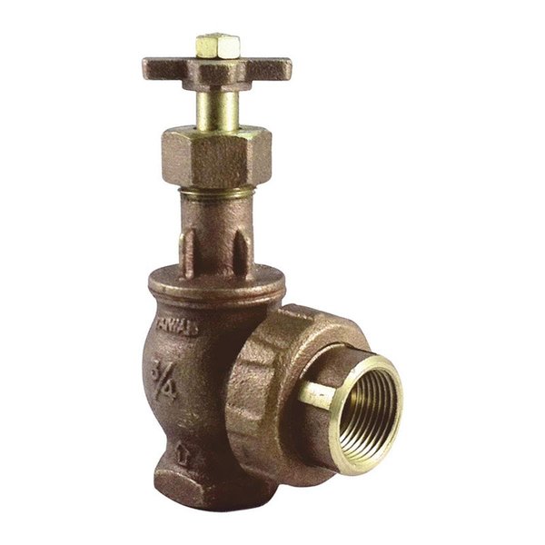 Champion Brass Angle Valve with Union 0.75 in. 150 PSI 71599